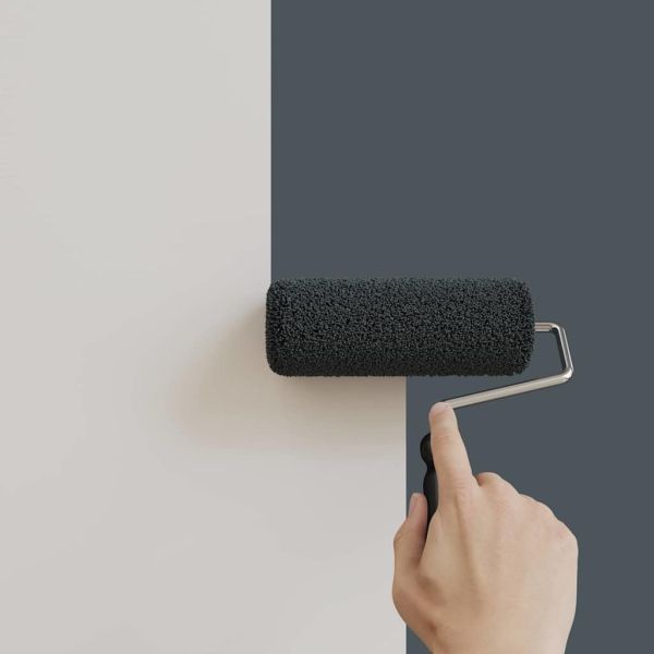 Боя за стени Сив 16,5 x 16,5 x 16 см Стенно пано