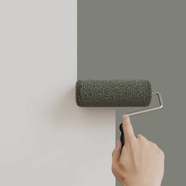 Боя за стени Сив 16,5 x 16,5 x 16 см Стенно пано