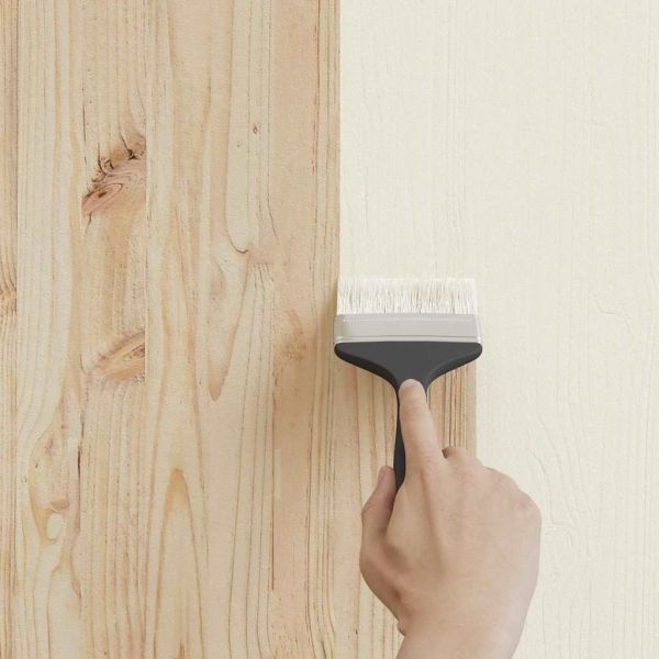 Боя за дърво Бяло 16,5 x 16,5 x 16 см Стенно пано