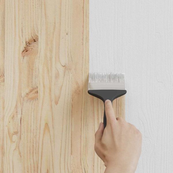 Боя за дърво Сив 16,5 x 16,5 x 16 см Стенно пано