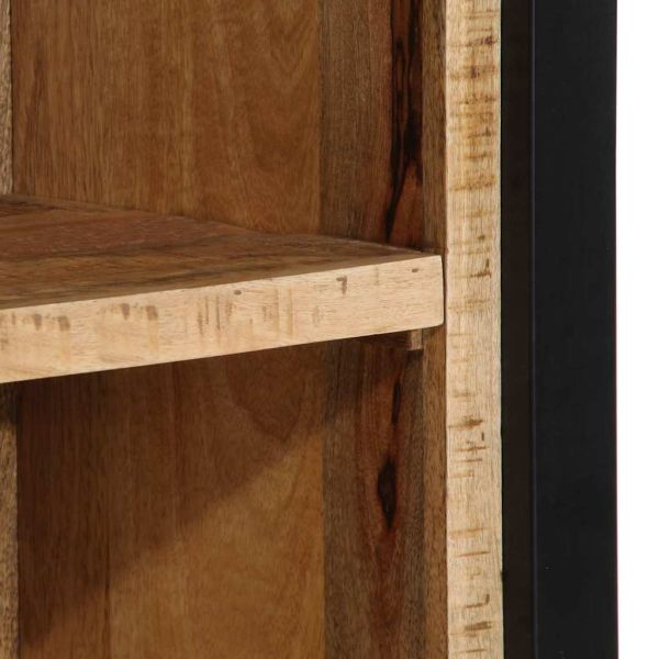 Нощна масичка Кафяво 40 x 30 x 80 см Масивна дървесина от манго