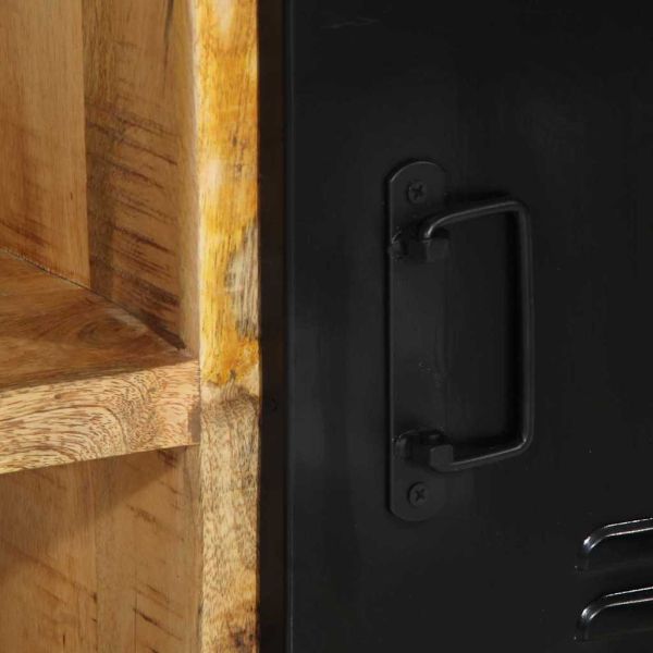 Пейка за обувки Кафяво Масивна дървесина от манго