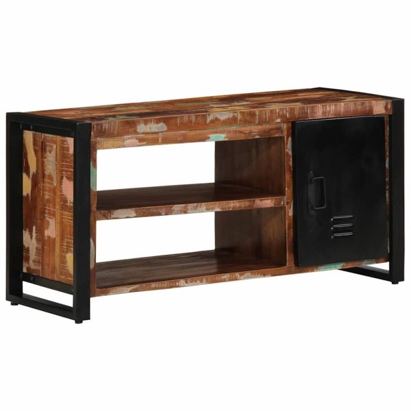 Пейка за обувки Многоцветен Масивна регенерирана дървесина