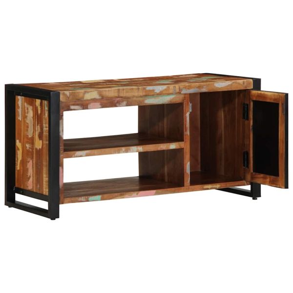 Пейка за обувки Многоцветен Масивна регенерирана дървесина