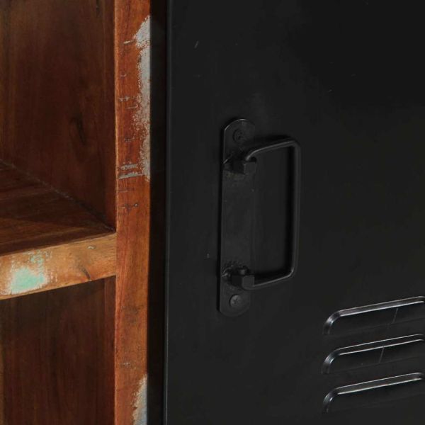 Пейка за обувки Многоцветен Масивна регенерирана дървесина