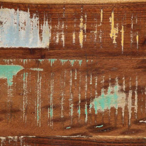 Пейка за обувки Многоцветен Масивна регенерирана дървесина