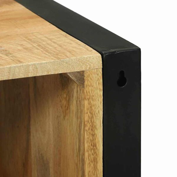 Шкаф за баня Кафяво 40 x 30 x 90 cm Масивна дървесина от манго