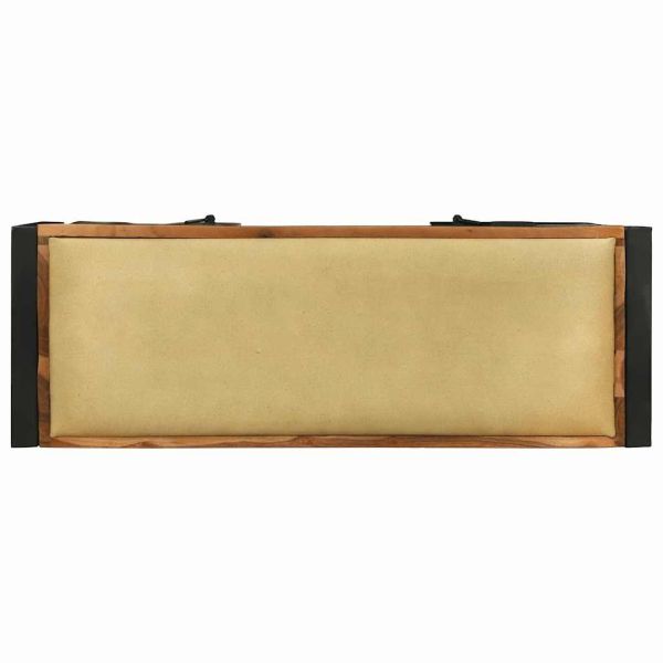 Шкаф за пейка Многоцветен Масивна регенерирана дървесина