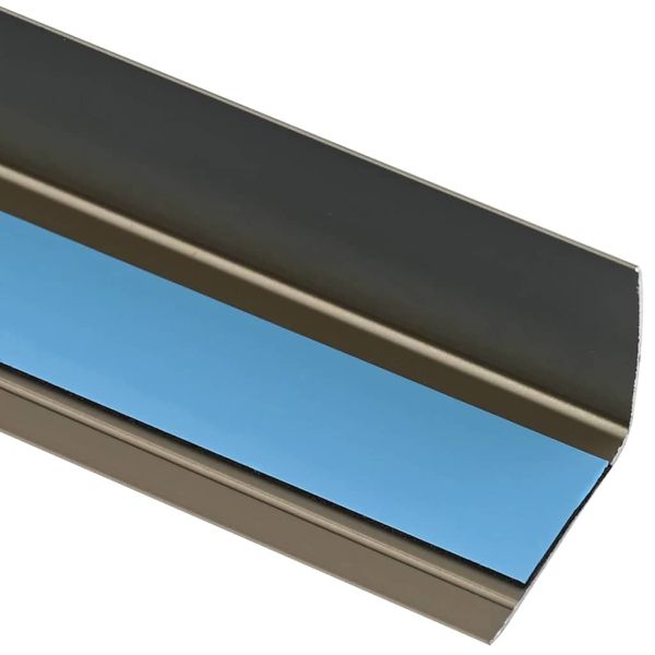 Профили за ръбове на стълби 10 pcs Шампанско 67 cm Алуминий