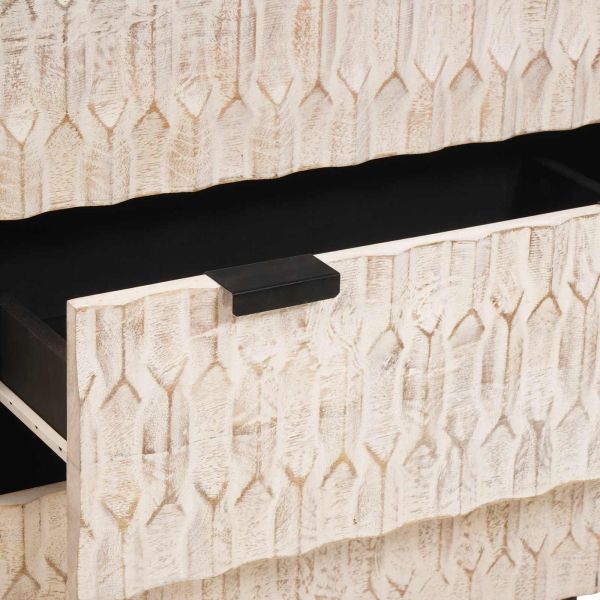 Служебен шкаф Финал на бяло измиване 60 x 33,5 x 75 см