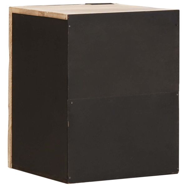 Окачен шкаф за баня Геометричен Бяло