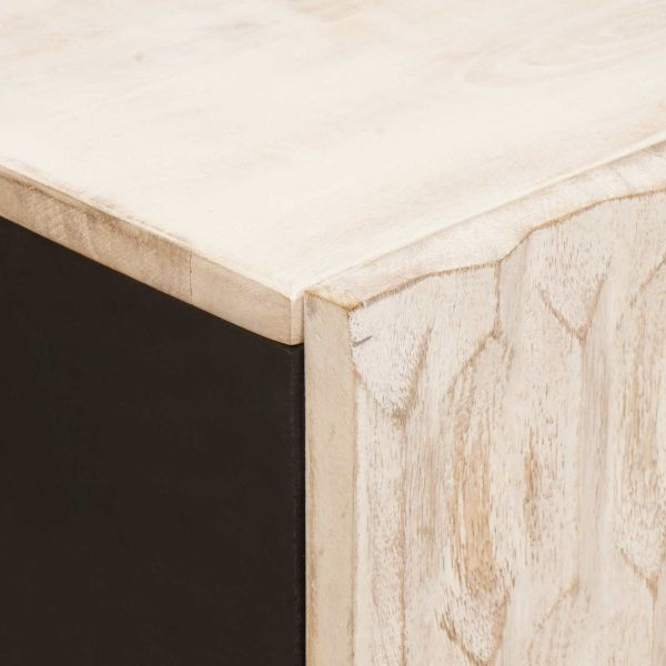 Служебен шкаф Геометричен Финал на бяло измиване