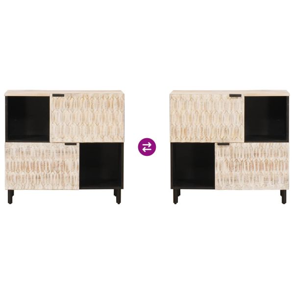 Служебен шкаф Едноцветен Финал на бяло измиване