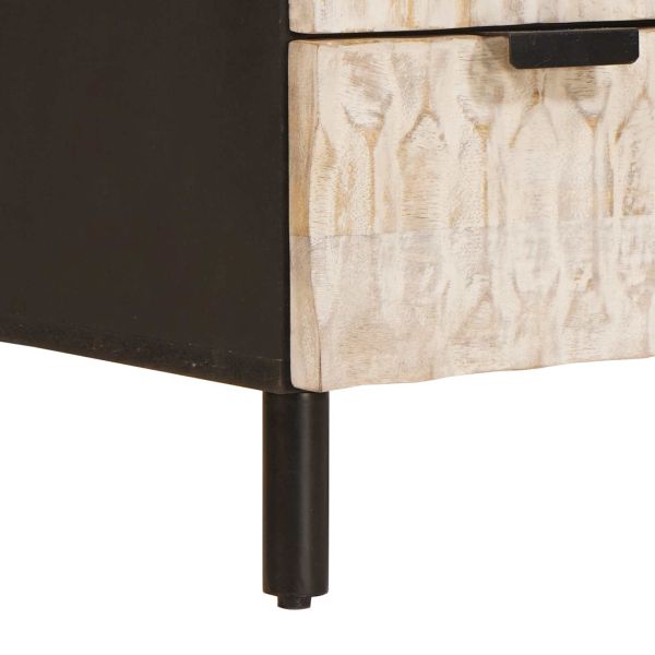 Висок шкаф Едноцветен Финал на бяло измиване