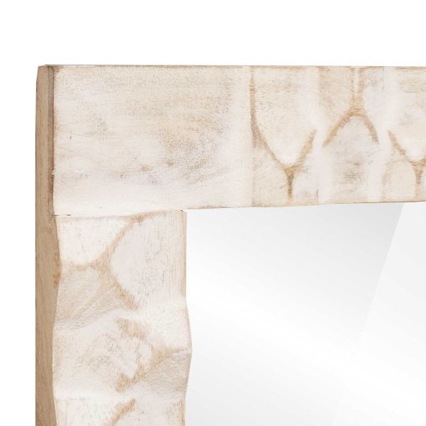 Огледало за баня Едноцветен Финал на бяло измиване