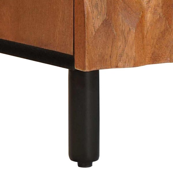 ТВ шкаф с рафт Финал на кафяво акацие 105 x 33,5 x 46 см