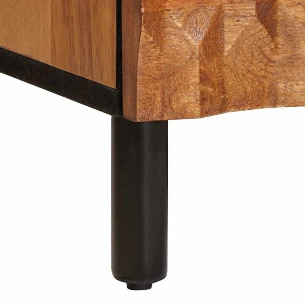 ТВ шкаф с чекмедже Финал на кафяво акацие 70 x 33,5 x 46 см