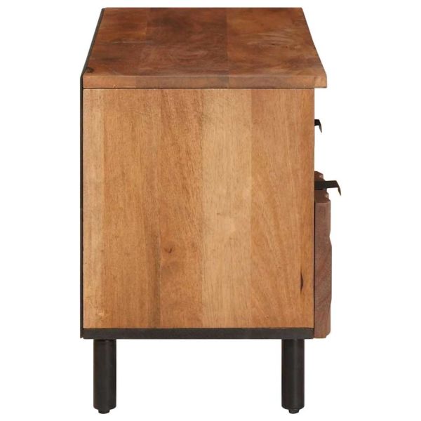 ТВ шкаф с чекмедже Финал на кафяво акацие 100 x 33,5 x 46 см