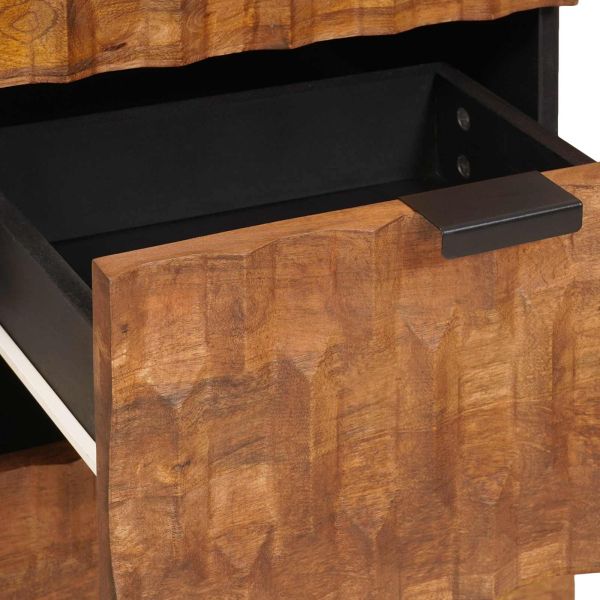 Служебен шкаф Едноцветен Финал на кафяво акацие