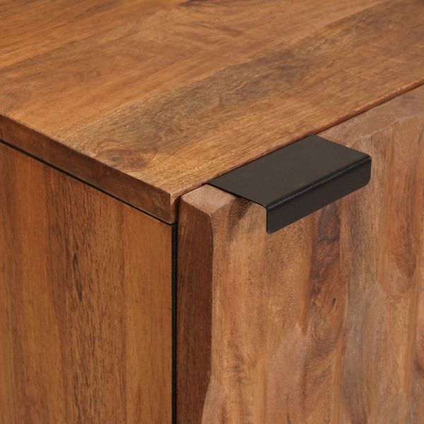 Служебен шкаф Едноцветен Финал на кафяво акацие