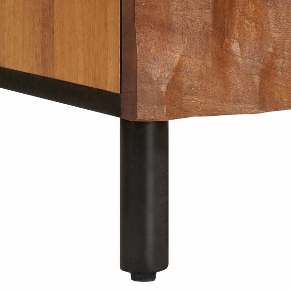 Служебен шкаф Едноцветен Финал на кафяво акацие