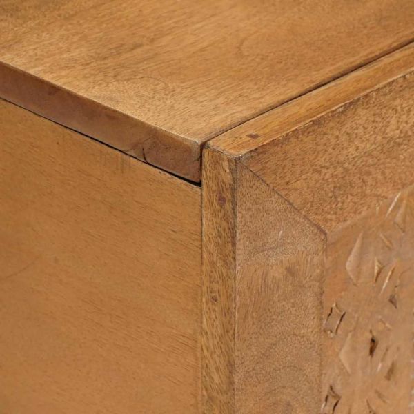 Масичка за кафе с рафт Светло кафяво Размер 100 x 54 x 40 см