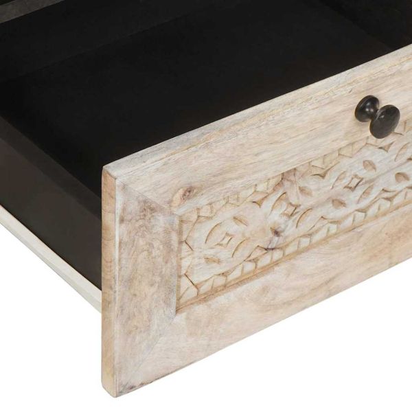 ТВ Единици с чекмедже Бяло 105 x 33 x 46 см Инженерно дърво