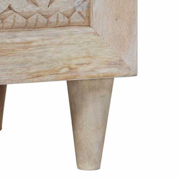 ТВ Единици с чекмедже Бяло 100 x 33 x 46 см Инженерно дърво