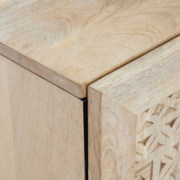 Шкаф за баня с врата Бяло 38 x 33 x 58 см Инженерно дърво