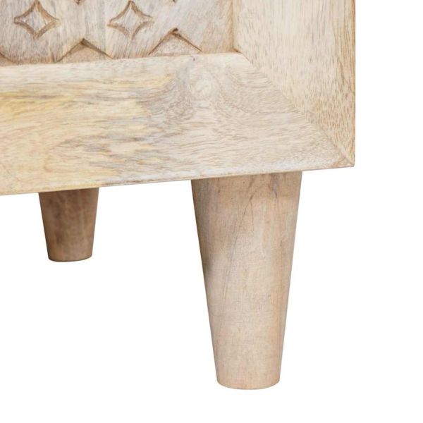 Шкаф за баня с врата Бяло 38 x 33 x 58 см Инженерно дърво