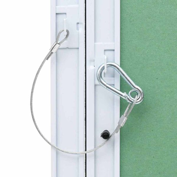 Ревизионен отвор Бяло 20 x 20 cm Алуминий и гипсокартон