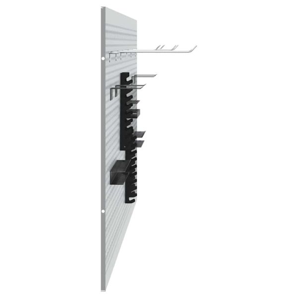 Ета за съхранение 3 pcs Сив 150 x 1 x 60 см