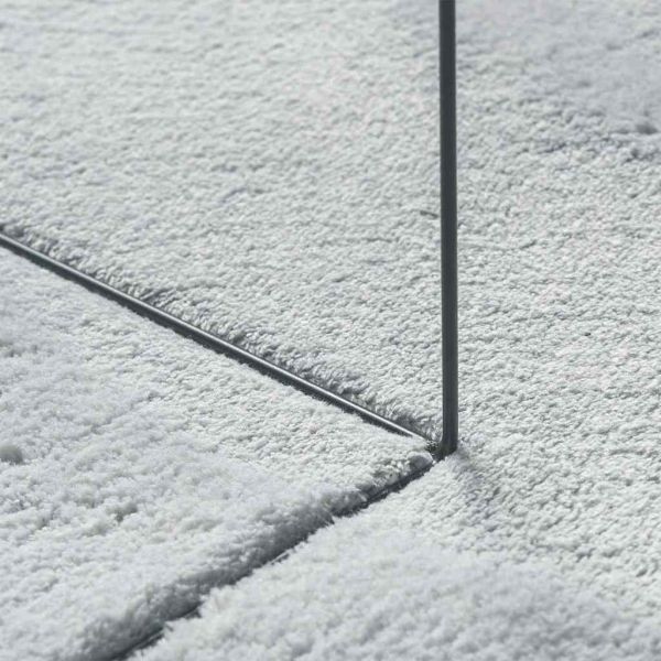 Килим Сив 100 x 200 cm Полиестер