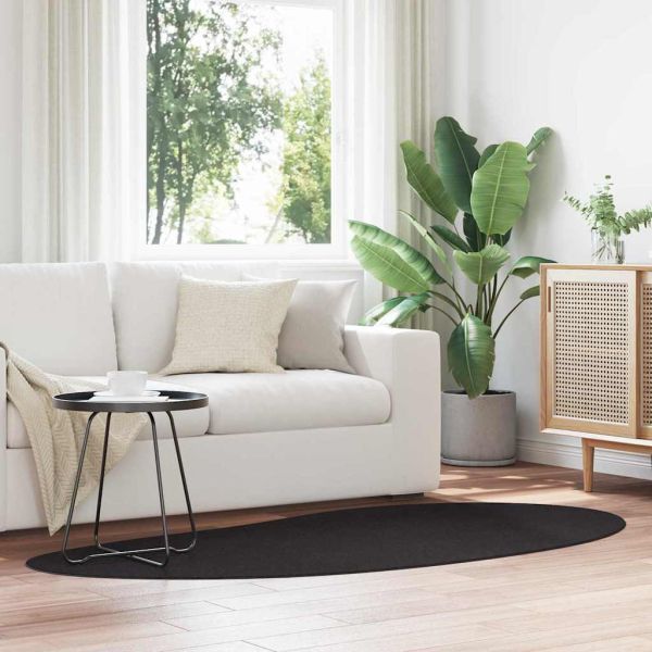 Килим Черно 100 x 200 cm Полиестер