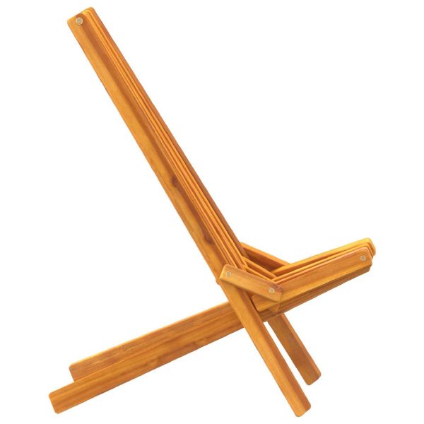 Сгъваеми градински столове 2 pcs Кафяво 56 x 69 x 84 м