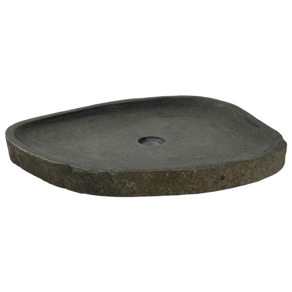 Мивка за стена за ъгъл Сив (30-37) x (30-37) x 12 см