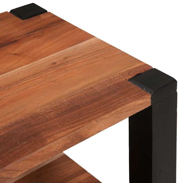 Служебен шкаф Кафяво 70 x 30 x 75 см Масивна акациева дървесина