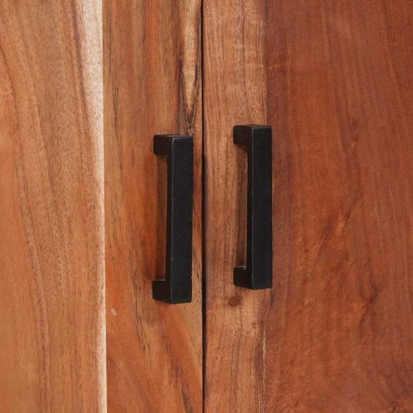 Служебен шкаф Кафяво 70 x 30 x 75 см Масивна акациева дървесина