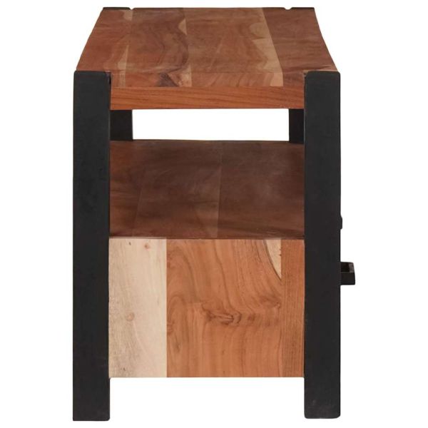 Шкафове и стелажи за съхранение на медии с чекмедже Кафяво