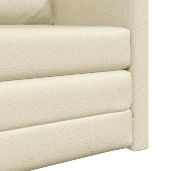 Диван легло Крем 74 x 77 x 81 см Кадифе