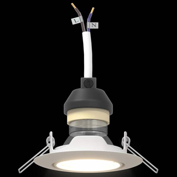 Прожектор 24 pcs Бяло 9 x 9 x 2.5 см Метал