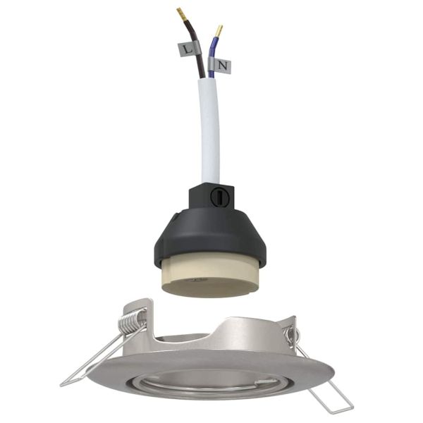 Прожектор 12 pcs Сребрист 9 x 9 x 2.5 см Метал