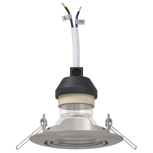 Прожектор 12 pcs Сребрист 9 x 9 x 2.5 см Метал