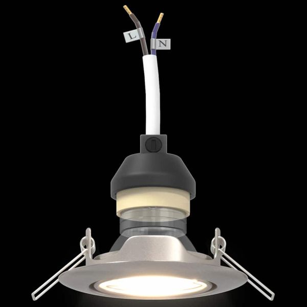 Прожектор 24 pcs Сребрист 9 x 9 x 2.5 см Метал