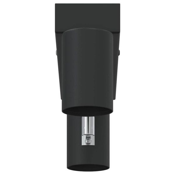 Таванен спот Черно 26 x 6.5 x 11.5 см Стомана