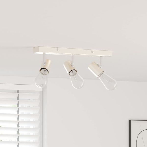 Таванен спот Матово никел 38 x 6.5 x 11.5 см Стомана