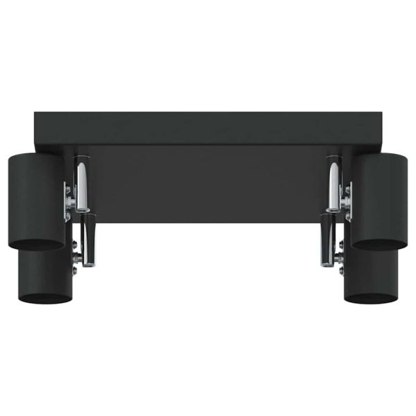 Таванен спот Черно 26.5 x 26 x 11.5 см Стомана