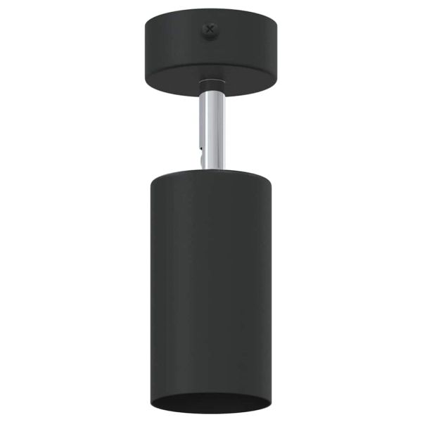 Таванен спот Черно 6 x 6 x 16.5 см Стомана