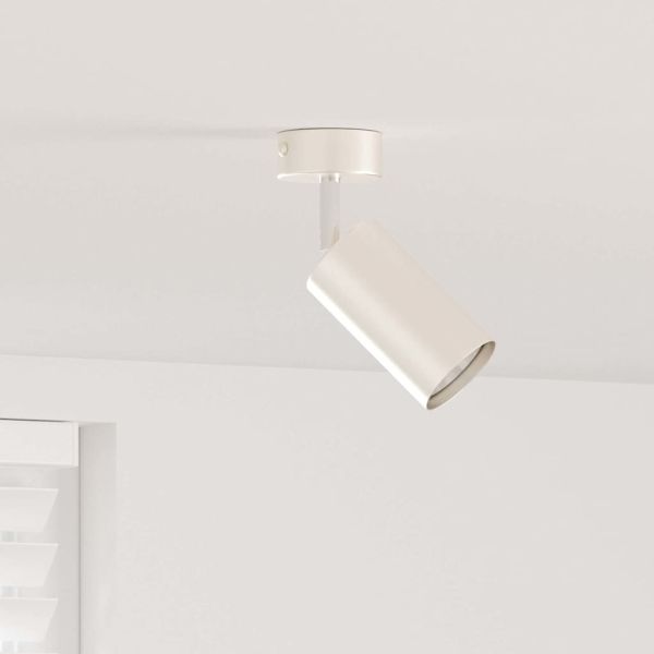 Таванен спот Матиран никел 6 x 6 x 16.5 см Стомана