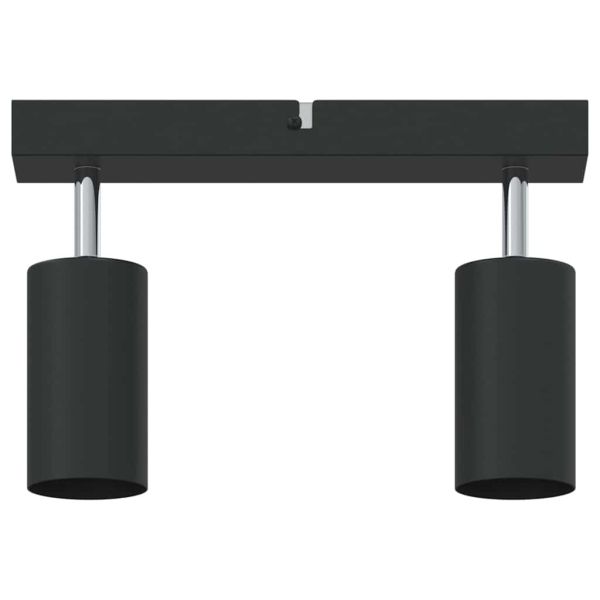 Таванен спот Черно 26 x 5.5 x 16.5 см Стомана